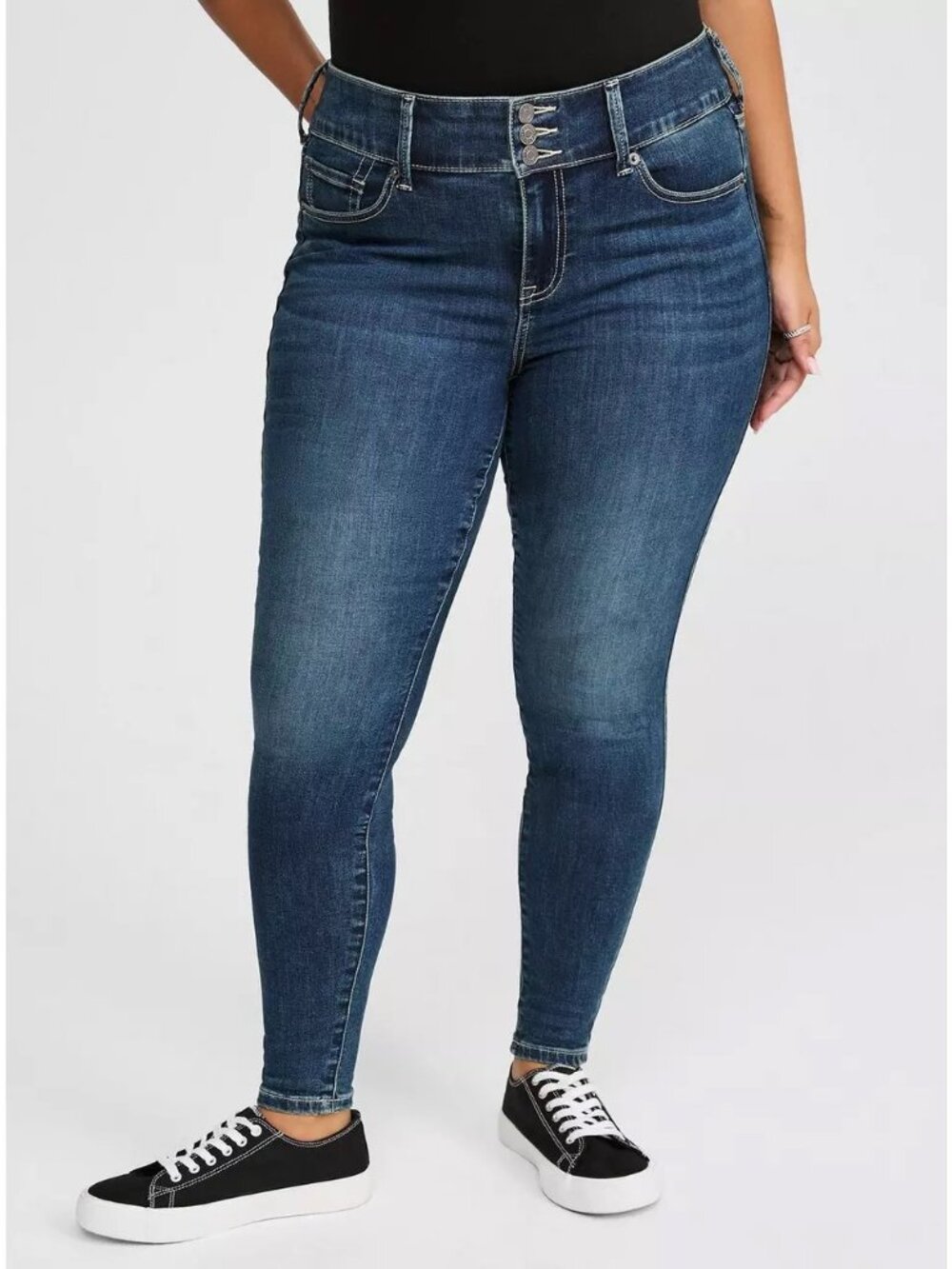 Torrid Super Soft Stretch Denim Blue Jeggings Womens Size 16R